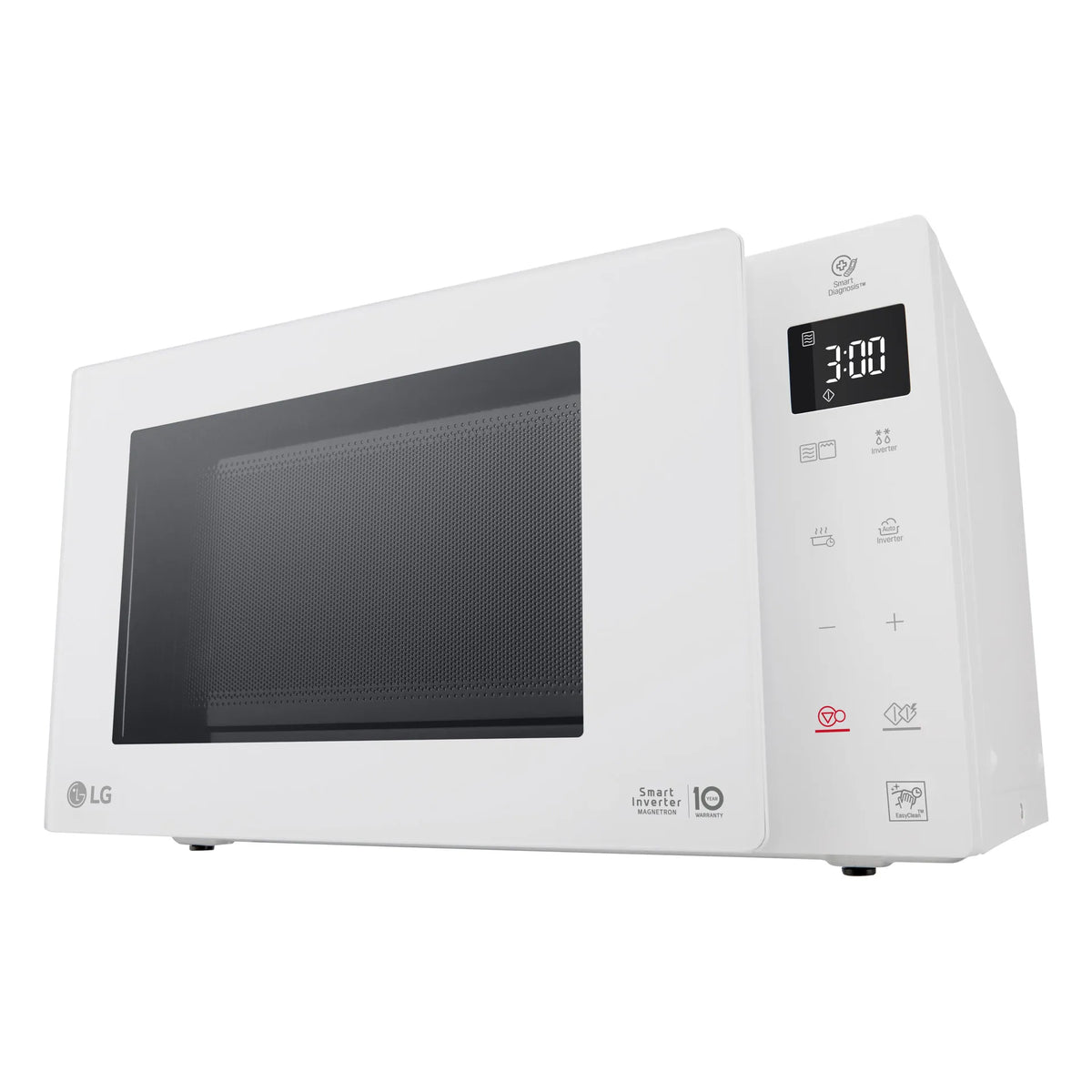 Microondas LG MH6336GIH blanco con Smart Inverter y grill de 23 litros